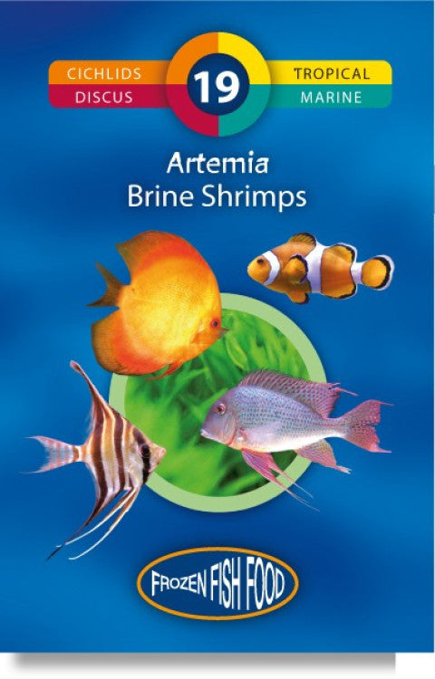 Artemia frozen fish clearance food