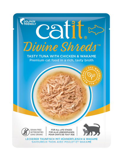 CATIT DIVINE SHREDS, CHECKEN 75G