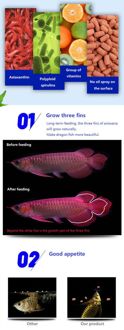 OCEAN FREE AROWANA PELLETS 250G