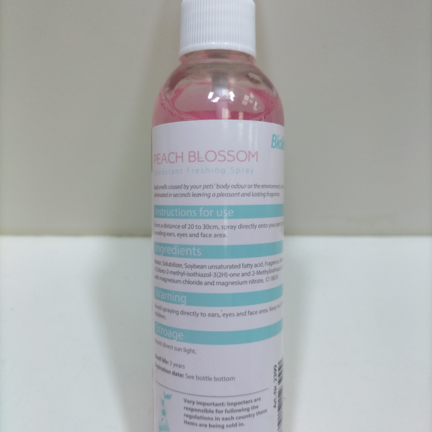 BIOLINE DEODORANT FRESHING SPRAY 118ML