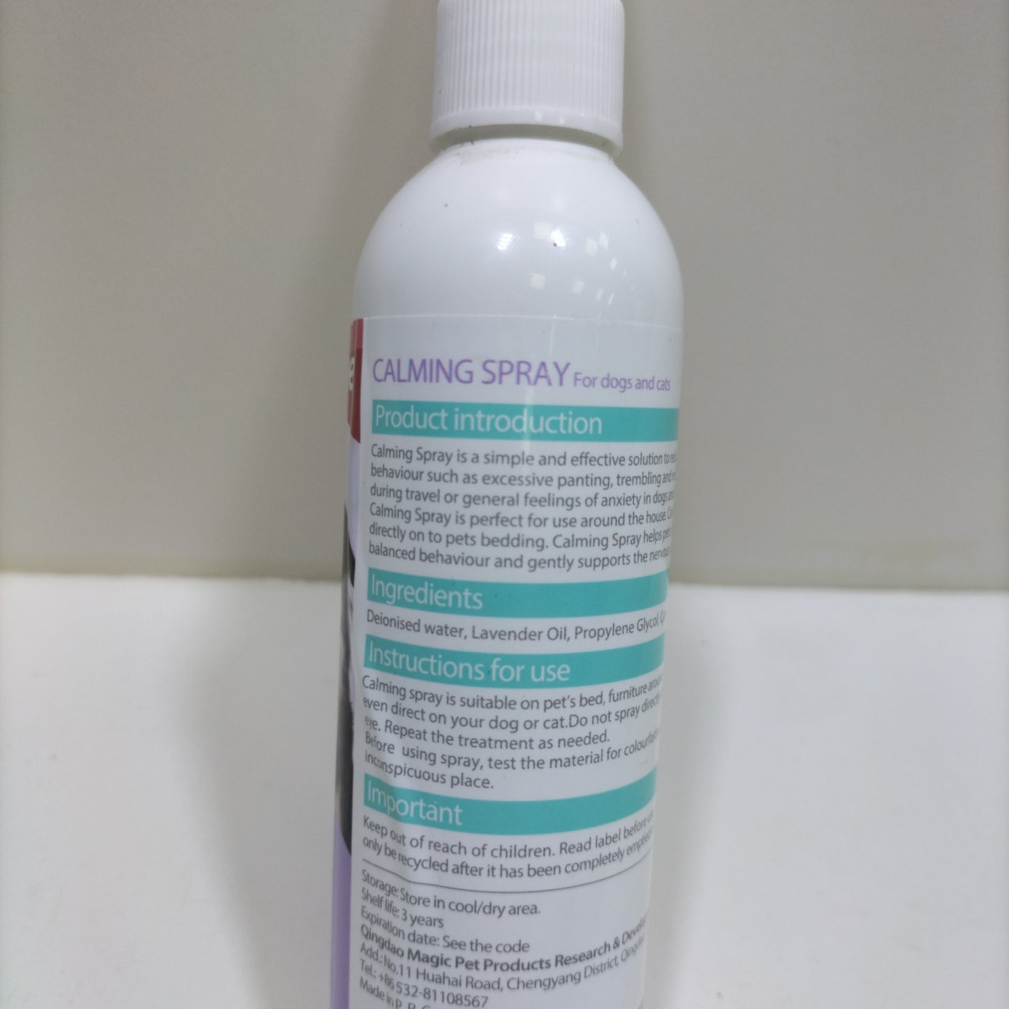 BIOLINE CALMING SPRAY 120ML