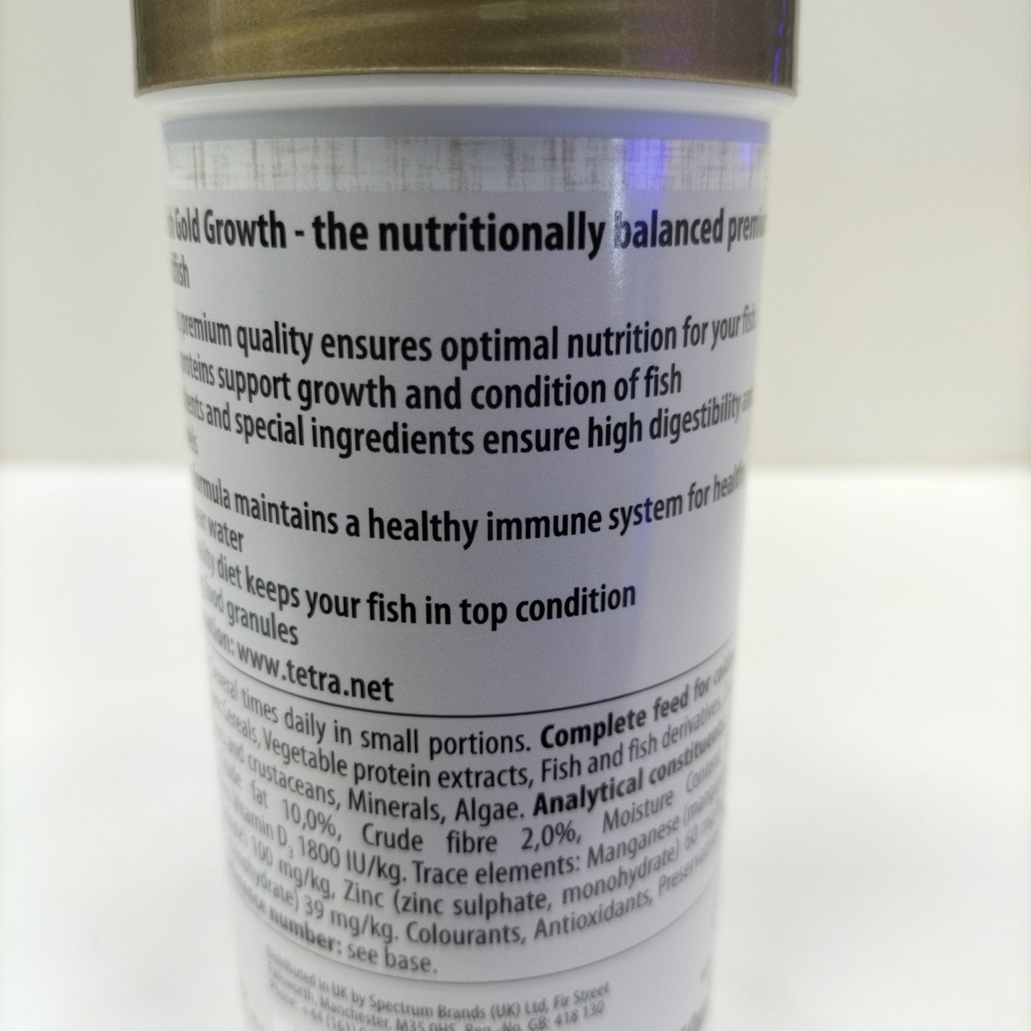 TETRA GOLDFISH GOLD GROWTH FISH FOOD 250ML