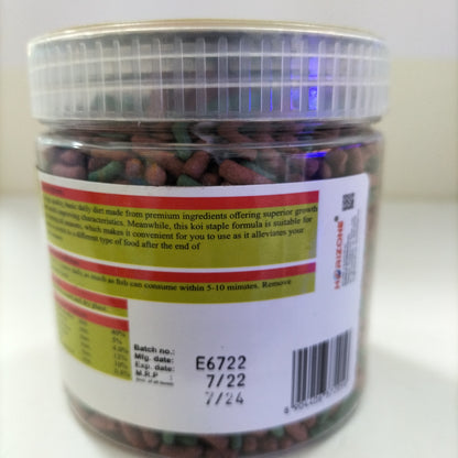 HORIZONE STAPLE KOI PLUS FISH FOOD 120G