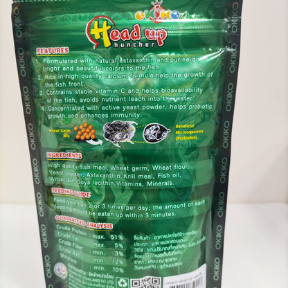 OKIKO HEAD UP HUNCHER FOR FLOWERHOR FISH FOOD 100G