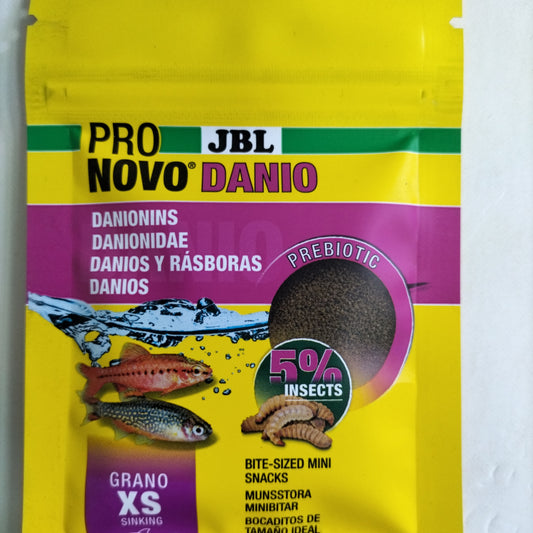 JBL PRO NOVO DANIO GRANO XS SINKING FISH FOOD 20ML