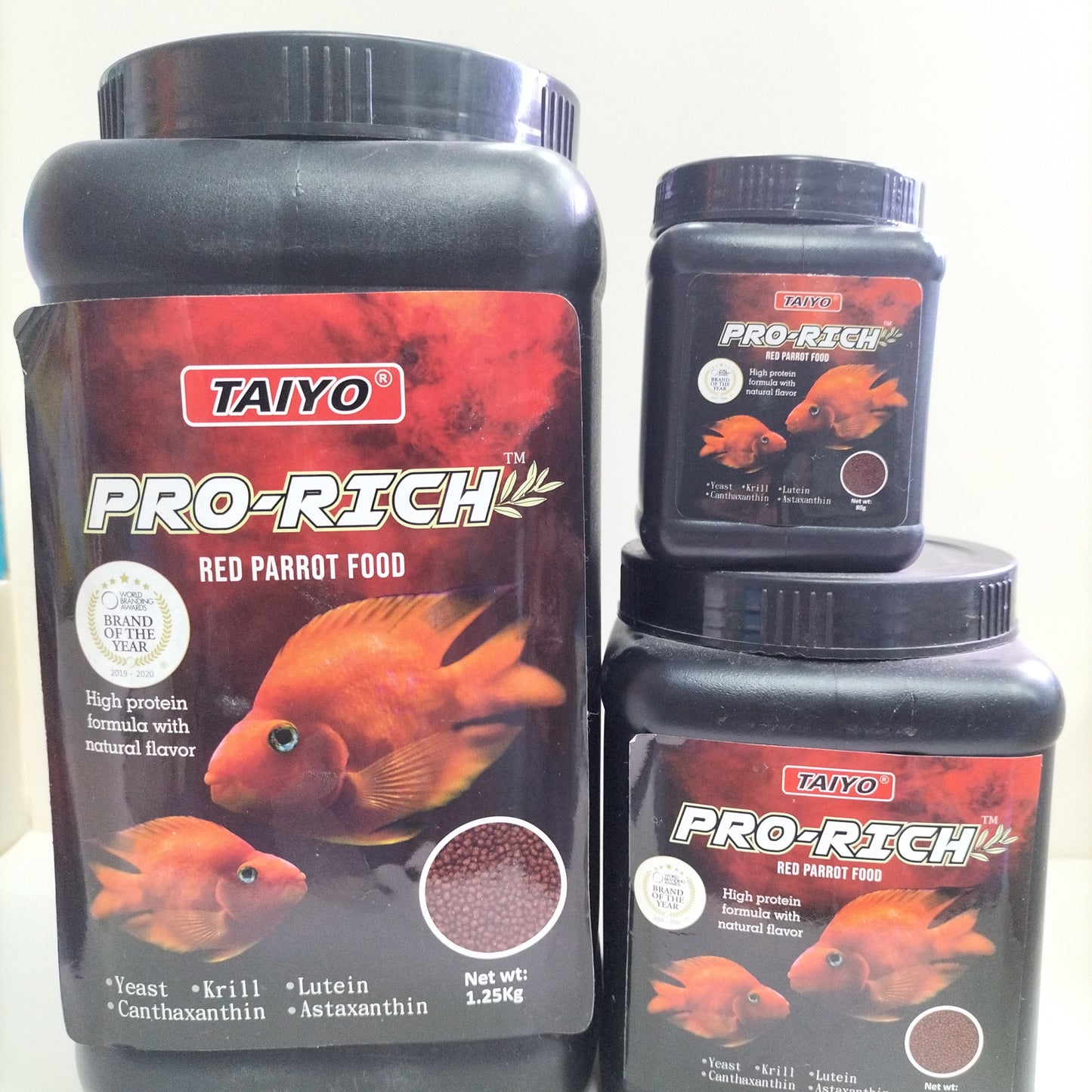 TAIYO PRO-RICH RED PARROT FISH FOOD