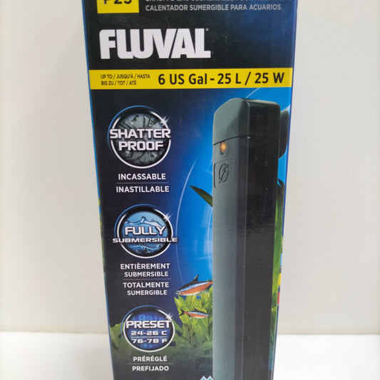 FLUVAL SHATTER PROOF AQUARIUM HEATER 25W