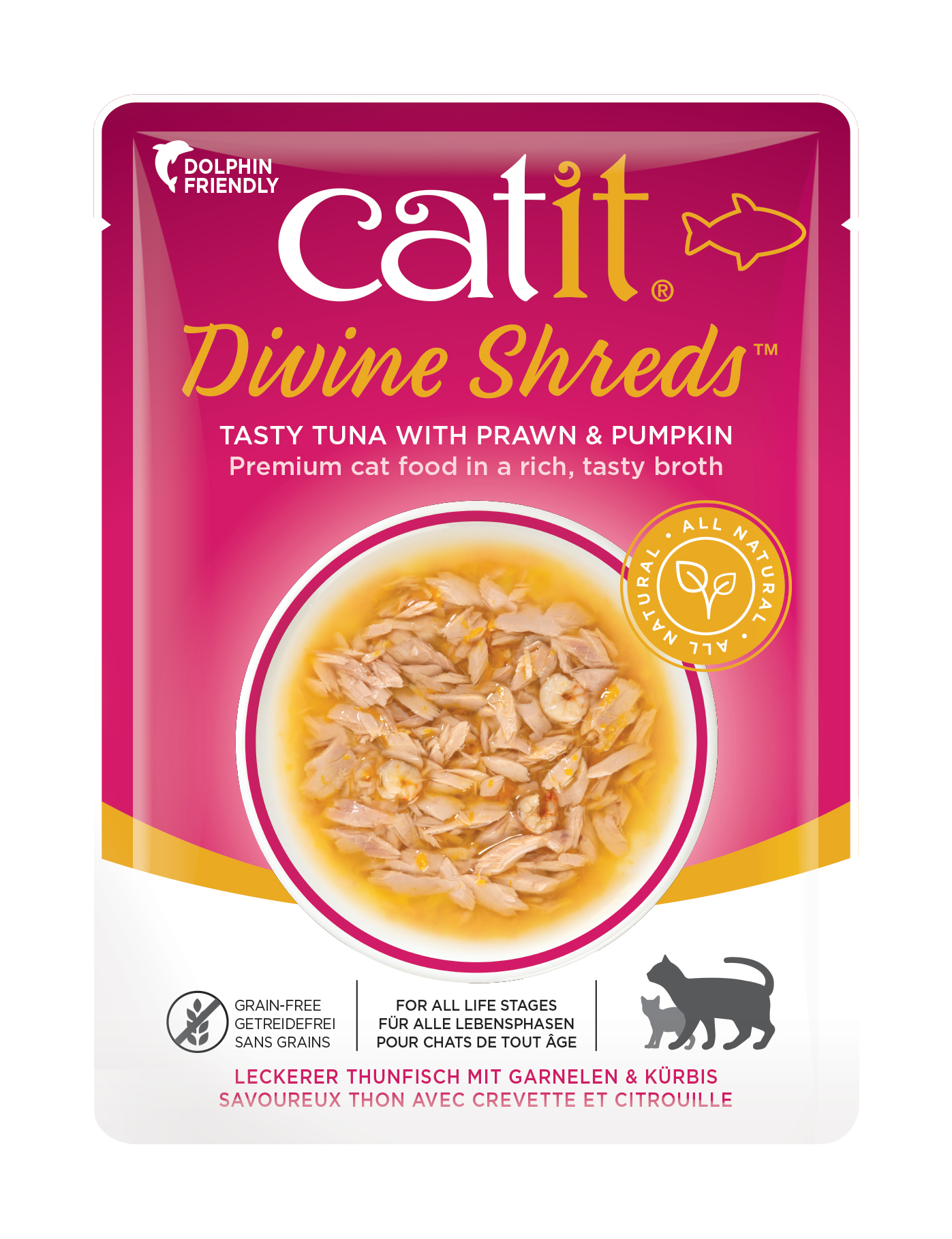 CATIT DIVINE SHREDS, CHECKEN 75G