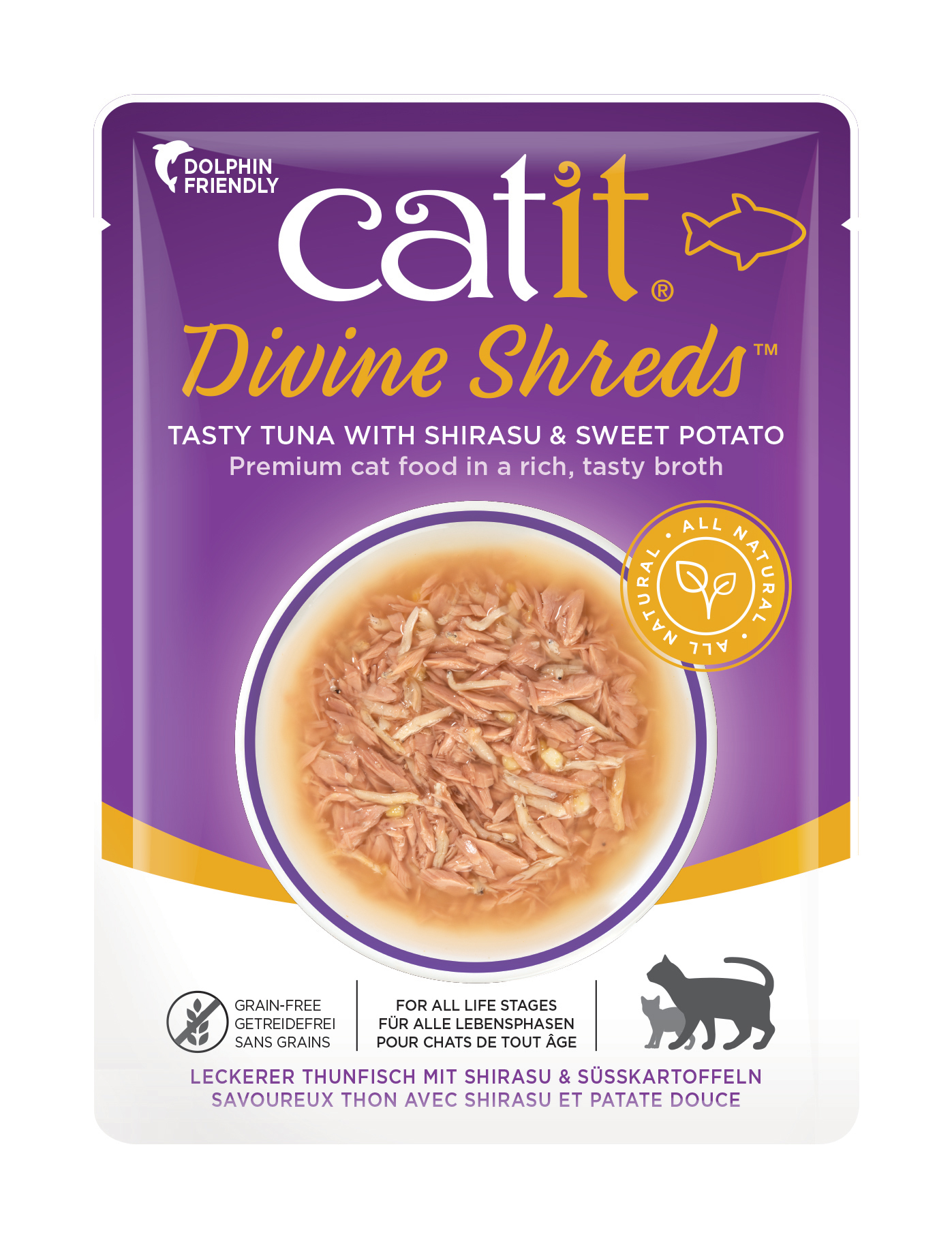 CATIT DIVINE SHREDS, CHECKEN 75G