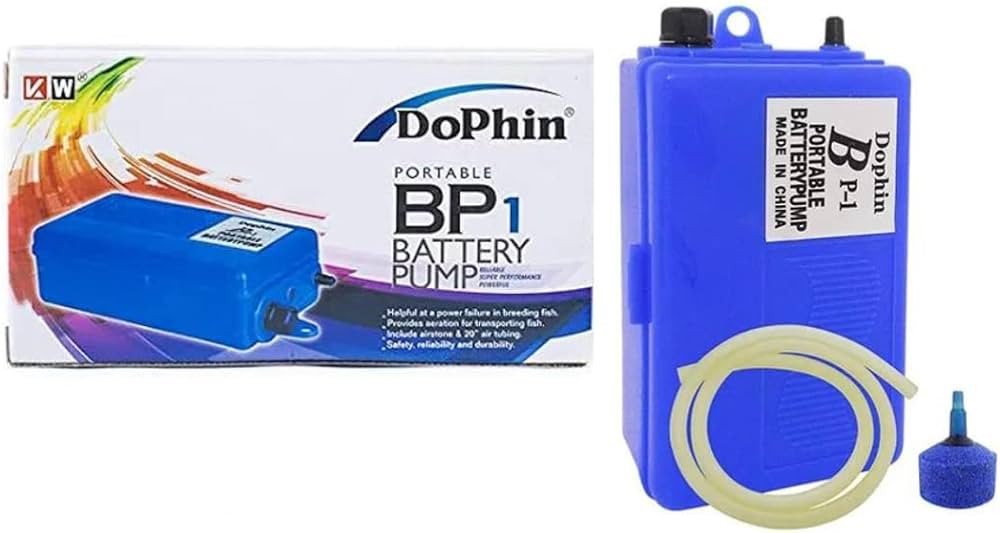 DOPHIN BATTERY AIR PUMP BP1 GOLDEN DREAM AQUARIUM