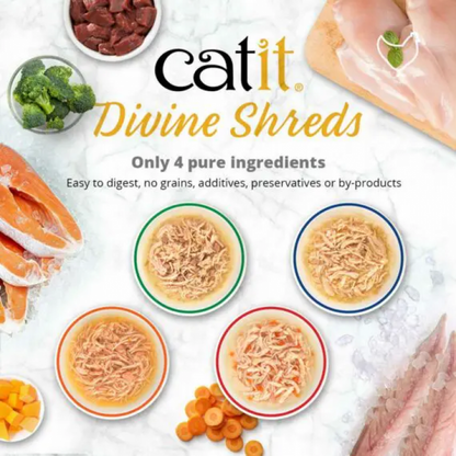 CATIT DIVINE SHREDS, CHECKEN 75G