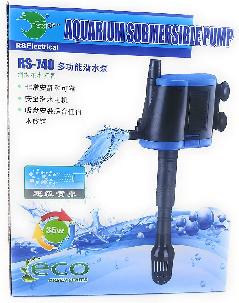 RS ELECTRICAL AQUARIUM SUBMERSIBLE PUMP RS-740