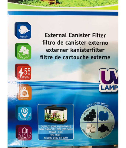 KARIS EXTERNAL CANISTER FILTER