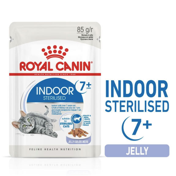 ROYAL CANIN INDOOR 7+ JELLY 1 POUCH