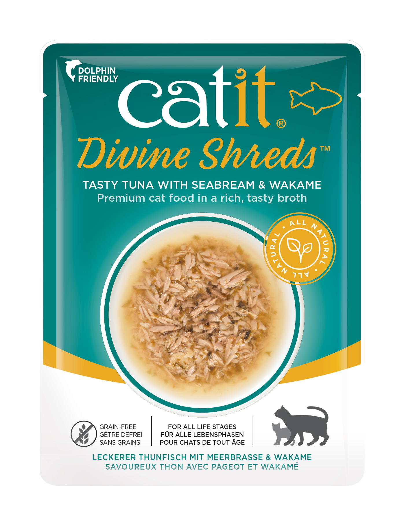 CATIT DIVINE SHREDS, CHECKEN 75G