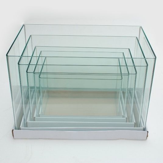 Curved Glass Aquarium Tank - 30 cm (30 x 17 x 20) - Buy Aquarium