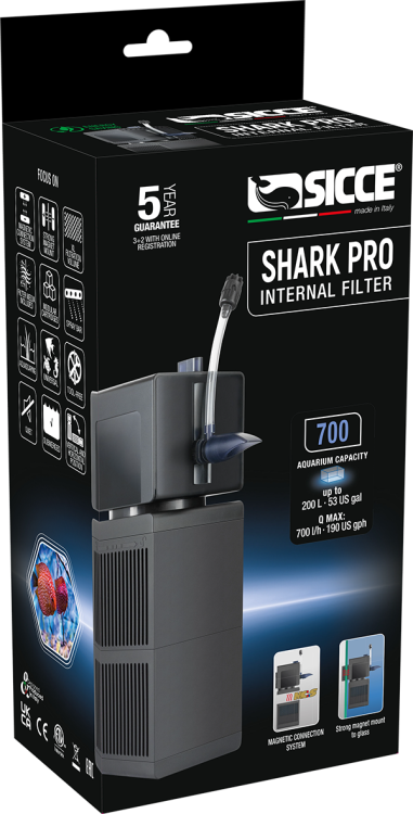 SICCE SHARK PRO INTERNAL FILTERS