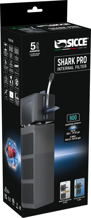 SICCE SHARK PRO INTERNAL FILTERS