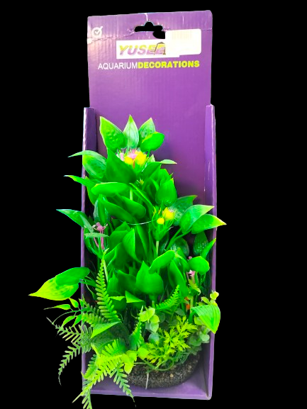 PLASTIC PLANT AQUARIUM DECORATION