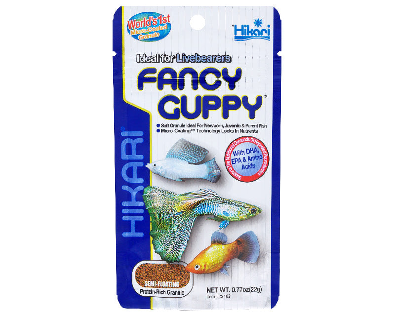 HIKARI FANCY GUPPY FISH FOOD 22G