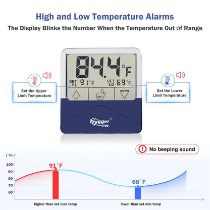 HYGGER DIGITAL LCD DISPLAY THERMOMETER