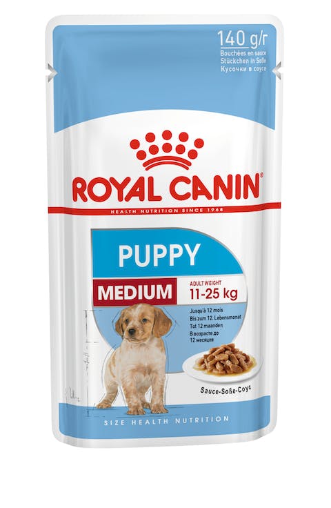 ROYAL CANIN PUPPY MEDIUM GRAVY 140G