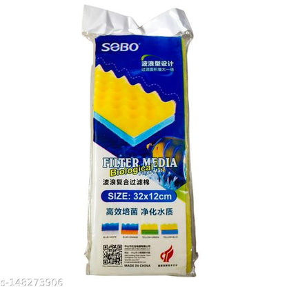 SOBO BIO SPONGE BLACK BLUE 32X12CM